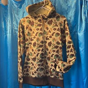 Burton Camouflage Fleece-Lined JacketWomens Burton Dry Ride Camo Hoodie Medium